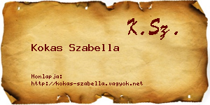 Kokas Szabella névjegykártya